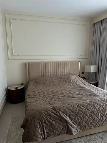 BED WITH A MATTRESS