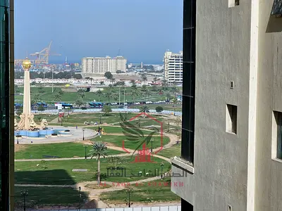 Lowest price for a beautiful open view with free parking. Fully renovated large two-bedroom apartment with easy payment options for annual rent