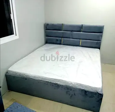 Brand New fabric wood Bed king size 180cm 200cm With Medical Mattress Available