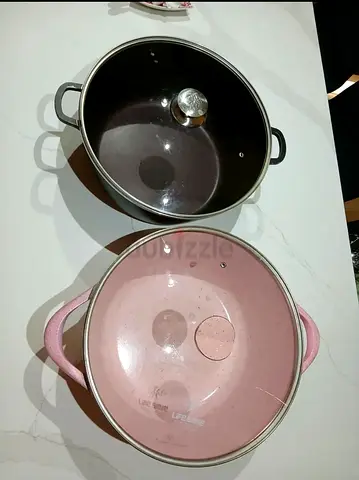 Large cooking pots
