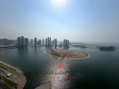 The largest three-bedroom apartment with a spacious living room, sea view, balcony, central air cond