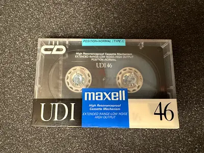 Maxell UDI 46Min Cassette New Sealed