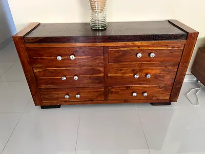 Wooden Sideboard / Dresser – 6 Drawers