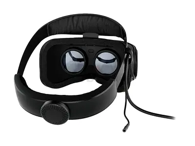 Used VR headset with built-in headphones - good condition