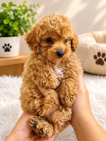 Toy poodle puppy
