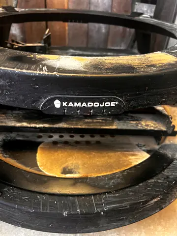 Used Kamado Joe Ceramic BBQ big Joe side tables and stand - Original parts