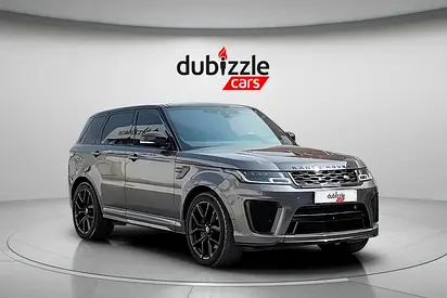 AED 2614/month | 2019 Land Rover Range Rover Sport SVR | GCC Specs | Ref#519368