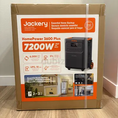 Jackery HomePower 3600 Plus 7200W Portable Power Station - New in Box
