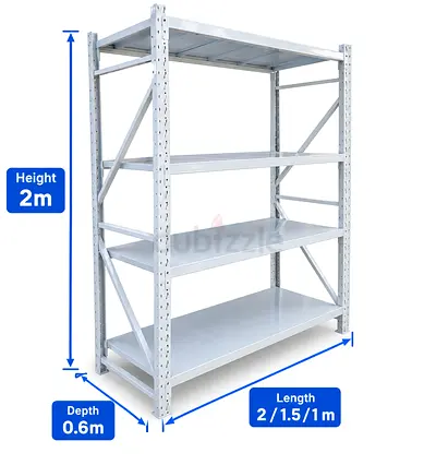 Medium-Duty Storage Racks — Versatile & Space-Saving_100kg per Level