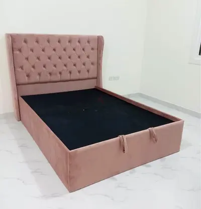 Brand New Cotton fabric Queen Bed Available