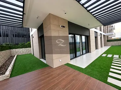 ✨ شقة فاخرة 4 غرف للبيع – جزيرة مريم، الشارقة 🏡 جواهر 1 | حديقة خاصة وتراس واسع | جاهزة للتسليم الفوري