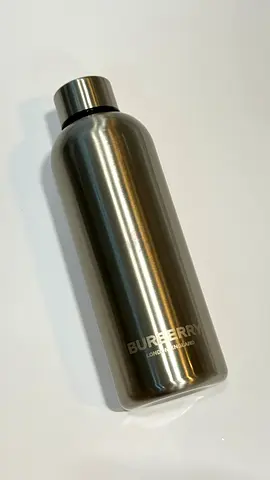 Stainless Steel Burberry Branded Water Bottle NEW