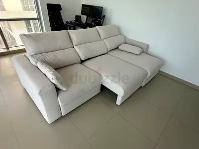 Ikea Eskilstuna L shape sofa bed with storage
