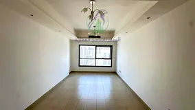 One Bedroom Apartment for Annual Rent in Al Khan, Landlord-Paid AC, Master Bedroom with Balcony and