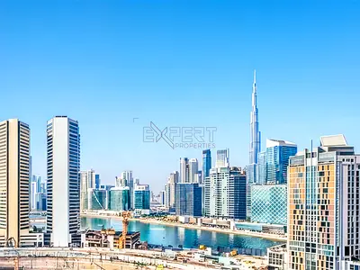 Fully Furnished | Canal & Burj View | Vacant Unit