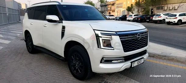 2026 Nissan Patrol SE Platinum GCC Specs, low mileage, full service at agency, under warranty