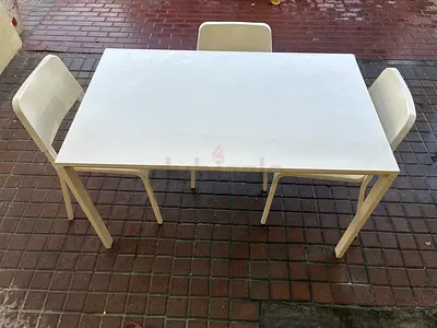 Table and 3 chairs