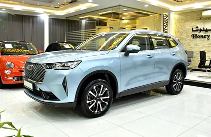 AED 626 EMi for 5Yrs | Haval H6 2.0 GDiT ( 2023 Model ) in Blue Color GCC Specs