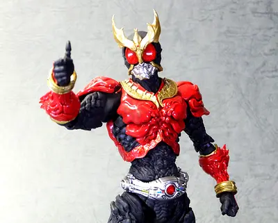 LOOSE BANDAI SIC KAMEN RIDER 555 MASKED RIDER KUUGA MIGHTY FORM ACTION FIGURE