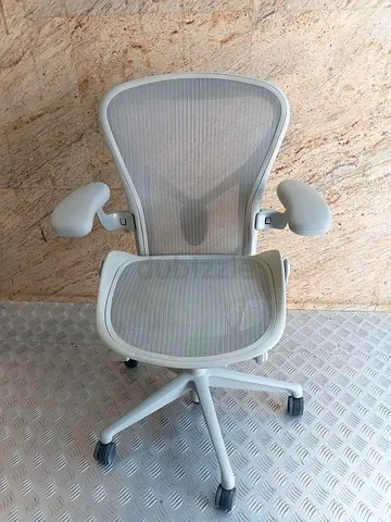 For Sale Herman Miller Remastered Aeron Chair Size B Mineral Colour