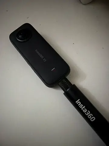 Insta360 X3 360 Action Camera (Good condition) with selfie stick