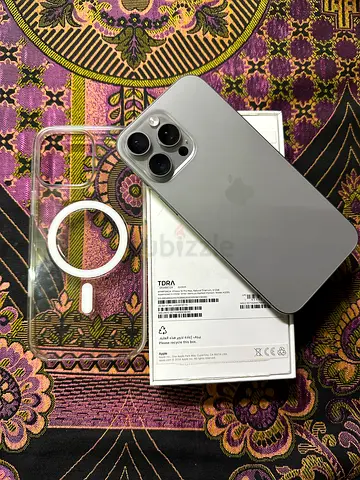 16 pro max 512gb TDRA 95 battery health complete box