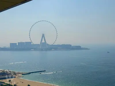 Sea, Palm and Ain Dubai Views | Beach Access | 2BR+Maids