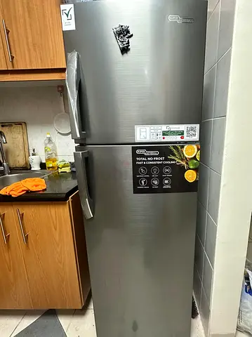 Super General 360L Double Door Fridge with 1 year warranty