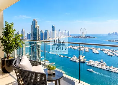 3BR with Full Sea View | Beachgate by Address | High Floor