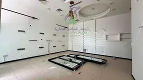 Commercial shop available for rent in Al Taawun with a total area of 750 square feet, located direct
