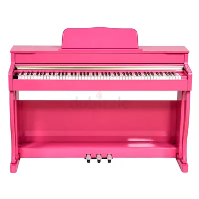 MegArya A823 Digital Piano | Eye-Catching Pink Finish (Free Piano Session Included)