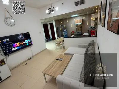 افضل فرصة إعادة بيع مميزة جدا في أبراج سيتي تاور عجمان بالفرش،غرفة وصالة بمساحة 865 قدم، باركن خاص، مؤجرة بـ 3,500 درهم شهرياً، دفعة أولى 180 ألف فقط.
