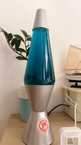 Silver Base Blue Lava Lamp from Home center