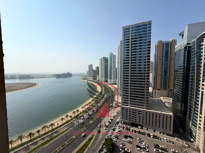 Sea View, 2 Master BR + Living, Balcony, Wardrobes, Laundry, Free AC, Parking, Gym, Pool & Free Maintenance All Year.