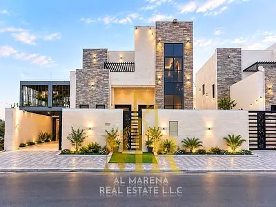 The grandeur of traditional style with a modern touch in Al Helio 2 – Ajman | 4 master bedrooms with wardrobes | Ground + First Floor | Registration a