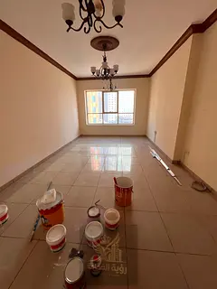 For annual rent in Sharjah Al Khan directly on the Corniche two bedrooms and living room including o