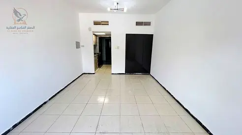 For annual rent Upscale studio with premium features in Al Rashidiya 3, Ajman. High quality, spacious, and prime location
