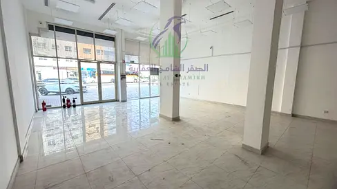 Commercial shop for rent on main road in Ind. Area 15 Sharjah. 1,650 sqft with office, kitchen & wa