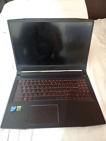 MSI Gaming Laptop i7 with RTX — Battery needs replacement only