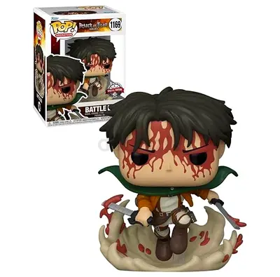 Funko Pop! Attack on Titan - Battle Levi #1169 (Special Edition) - Like New