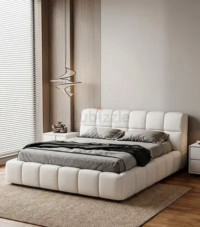 High Quality King Size Luxury Bed With Spring Mattress Delivery Available