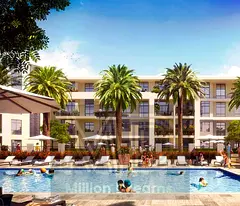 Park-facing 2BR | Warda Apartments 1 | Balcony & Pool Access