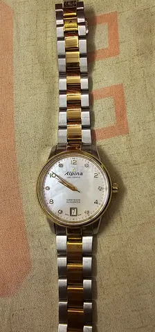 العنوان: Alpina Comtesse Automatic Watch (Diamonds & Mother of Pearl)الوصف:للبيع ساعة ألبنا كومتيس أ