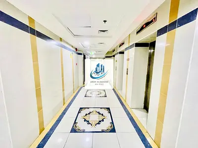Special 🏩1bhk with 2 master bed Room close hall and 2 🛀bathroom in fully family building just 40k AED limited time offer