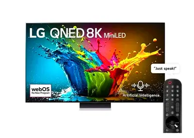 LG 75 Inch QNED99 MiniLED 8K Smart TV 2024 Model 75QNED99T6B