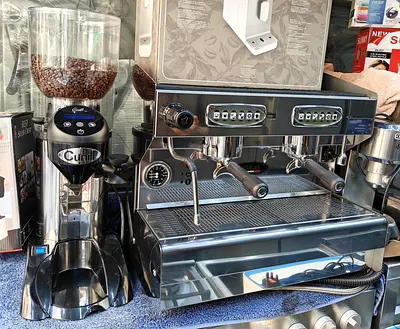 Sub stainless steel Italy 🇮🇹 Brand 2 grup coffee machine