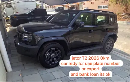 Jetour T2 2026 2.0L 4WD Chinese Specs car redy for uae plate number and export