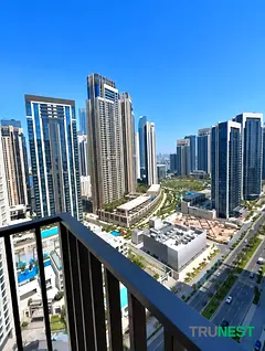 High-Floor 1BR | Creek Palace | Balcony & Canal View