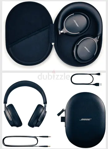 Bose QuietComfort Over-Ear Wireless Headphones with Case & Cables