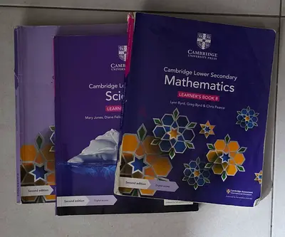 Cambridge Lower Secondary Learner's Books - Mathematics, Science, (set of 3) Second Edition